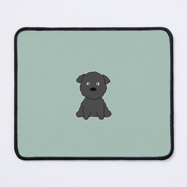 Item preview, Cute Sitting Black Poodle Dog Pet Art designed and sold by ubborn.