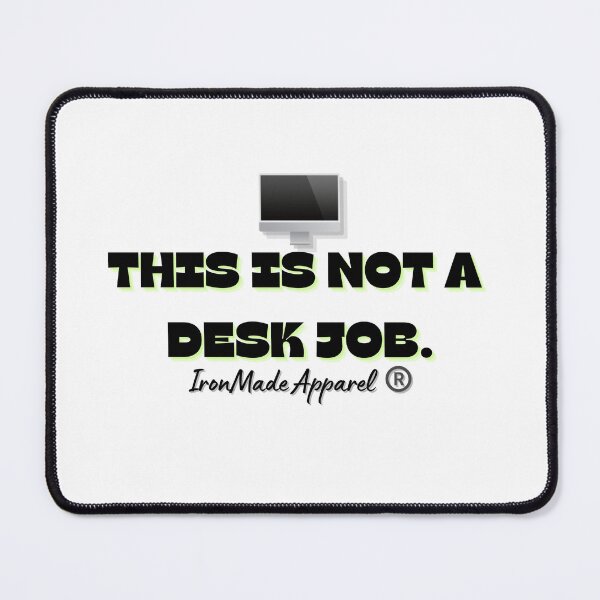 Item preview, This Is Not a Desk Job Electrician T-Shirt – Funny Blue Collar Electrician Work Shirt for Linemen, Electrical Workers & Skilled Trades designed and sold by IronMade Apparel.