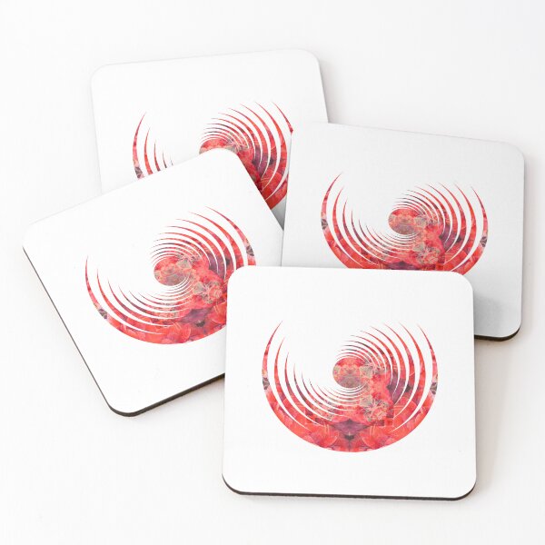 Item preview, Balance | Red Spiral Mandala | Calming Zen Meditation Art designed and sold by Syvonne Kozuch.