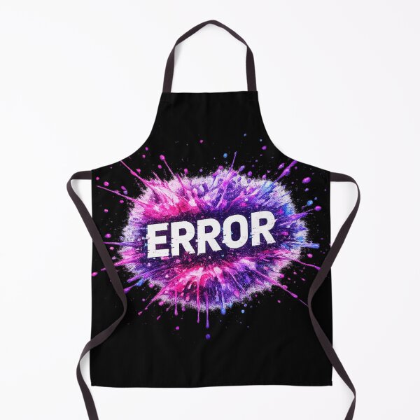 Item preview, ERROR — Glitch Paint Splash Tech Typography Design designed and sold by EOVM.