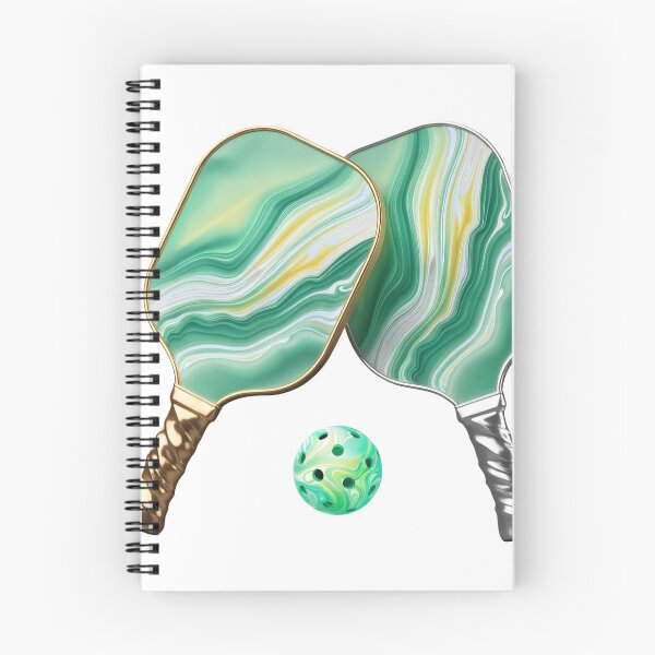 Item preview, Vibrant pickleball paddles and ball in modern design designed and sold by Creative88Art.