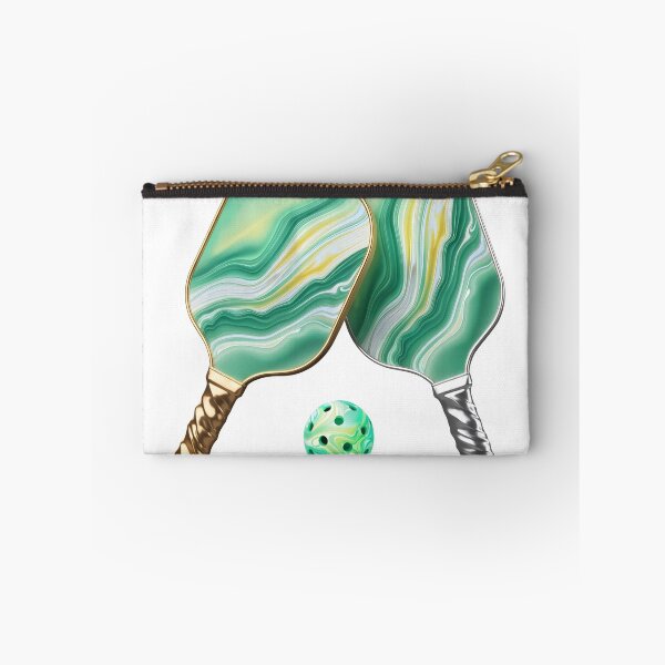 Item preview, Vibrant pickleball paddles and ball in modern design designed and sold by Creative88Art.