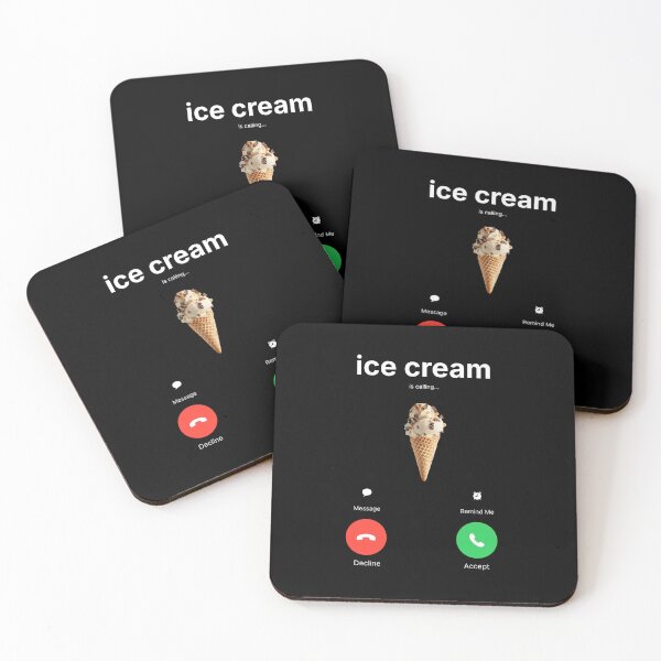 Item preview, ice cream is calling: meme gift, funny gag gift  designed and sold by revolsrawrats.