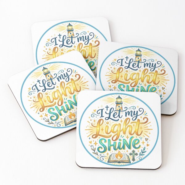 Item preview, I let my light shine  designed and sold by Mcs Christianlifestyle.