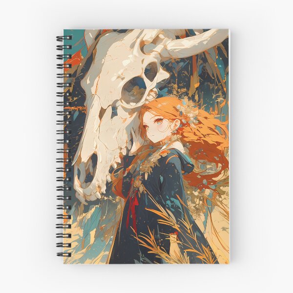 Item preview, Elias Ainsworth Ancient Magus Bride Mystic Skull Mage In Autumn Wilds designed and sold by Spraykart.