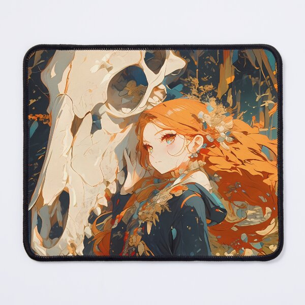 Item preview, Elias Ainsworth Ancient Magus Bride Mystic Skull Mage In Autumn Wilds designed and sold by Spraykart.
