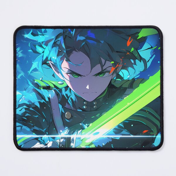 Item preview, Guren Ichinose Seraph Of The End Neon Focus Stare designed and sold by Spraykart.