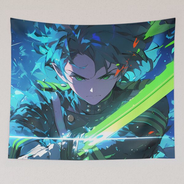Item preview, Guren Ichinose Seraph Of The End Neon Focus Stare designed and sold by Spraykart.