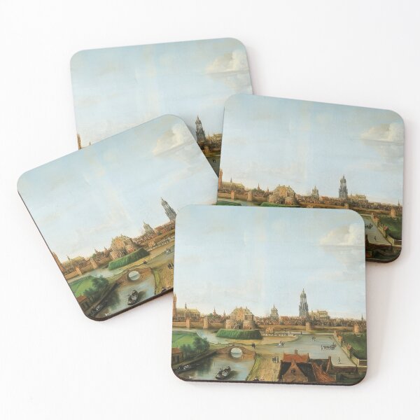 Item preview, View of Delft Southwest Historic Dutch Cityscape Painting designed and sold by TheSoulOfArt.