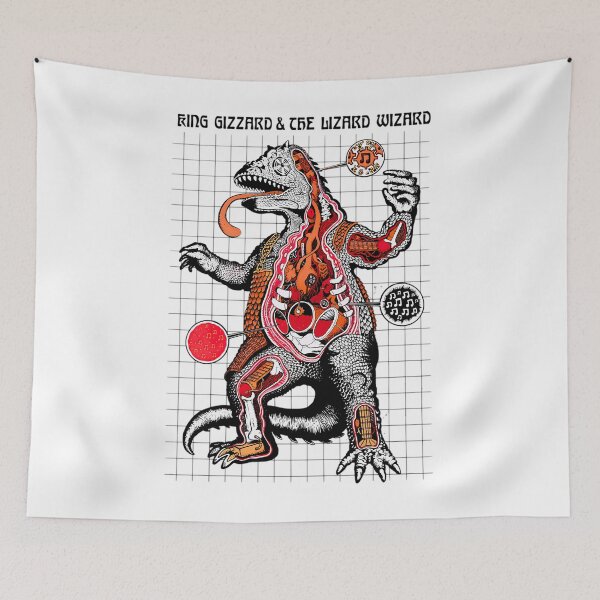 Item preview, Chunky Shrapnel King Gizzard And The Lizard Wizard Rock Band designed and sold by BradleyRuthart.