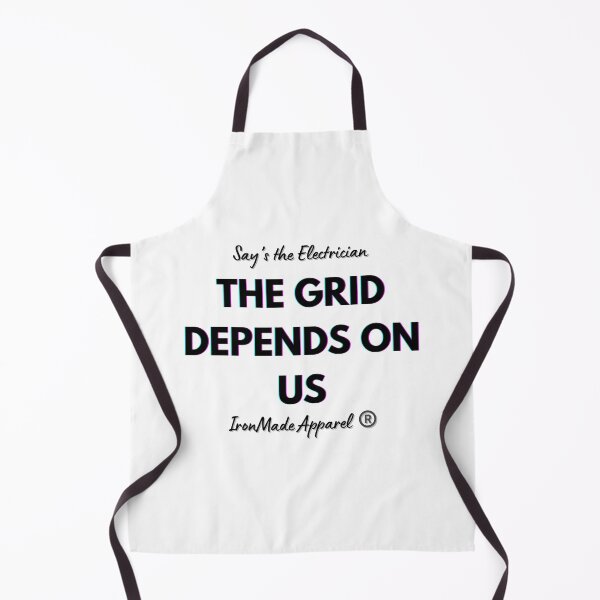 Item preview, The Grid Depends On Us Electrician Shirt – Power Lineman & Electrical Worker Pride Tee for Electricians designed and sold by IronMade Apparel.