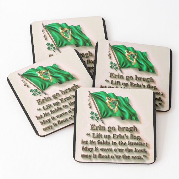 Item preview, Erin go bragh Lift up Erins Flag Irish Ireland designed and sold by OliDesigns.