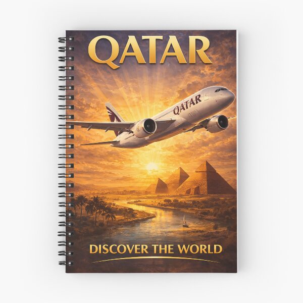 Item preview, Discover The World With Qatar Airways 787 designed and sold by Skyframe Aviation.