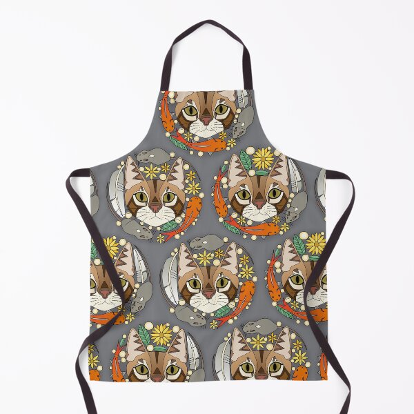 Item preview, a cats life polka iron designed and sold by scrummy.