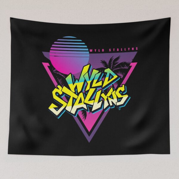 Item preview, Wyld Stallyns - Bill and Ted - 80s band logo  designed and sold by ShirtAcademy.
