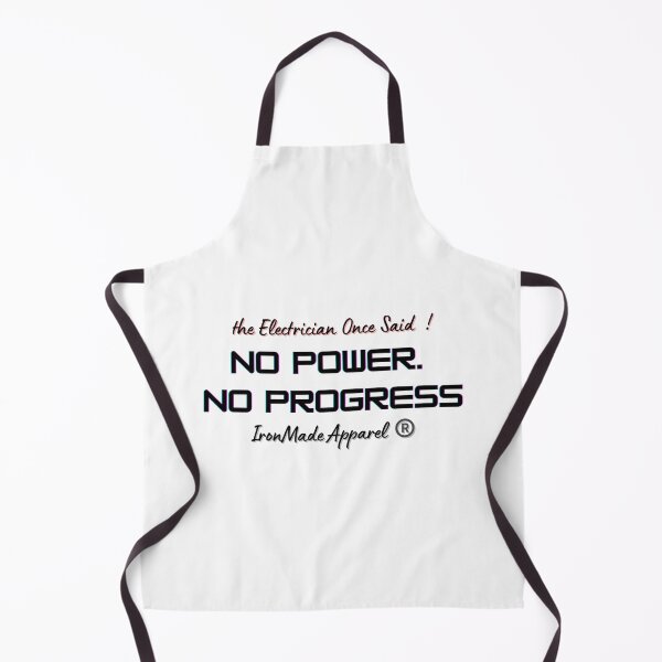 Item preview, No Power No Progress Electrician T-Shirt – Bold Electrician Pride Tee for Linemen, Electrical Workers & Skilled Trades designed and sold by IronMade Apparel.