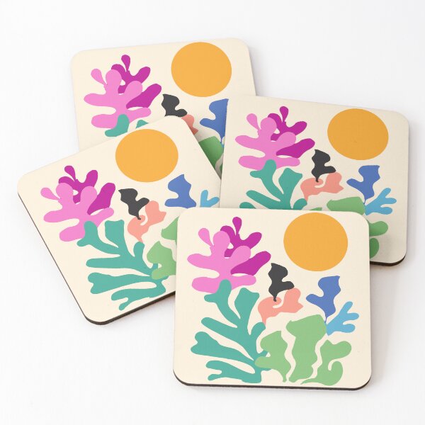 Item preview, Spring Colorful Wild Flowers – Matisse Style Abstract Illustration designed and sold by MaiZephyr.