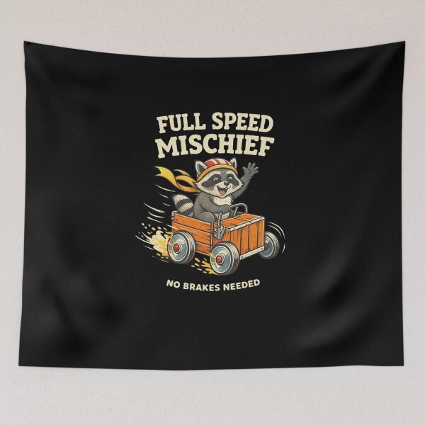 Item preview, Toodaloo Cuntaroos funny retro racoon  designed and sold by trendie-tees.