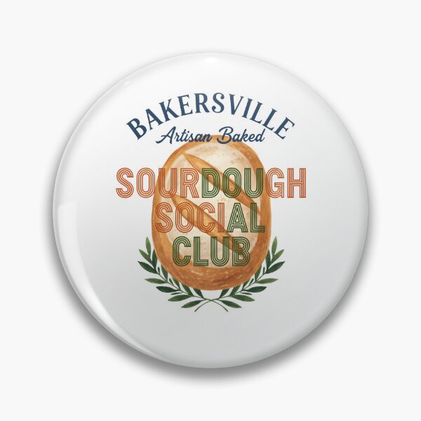 Item preview, Sourdough Social Club Bread Baking Baker Era designed and sold by LuminOrb.