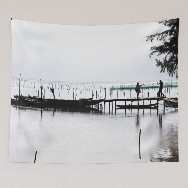 Item preview, Tourists at Lagoon 2 designed and sold by Dave Hare Photography.