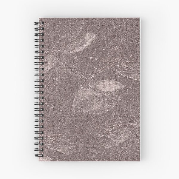 Item preview, Birds on a Branch Embossed Style Pattern in Reddish Brown designed and sold by Artistestella.
