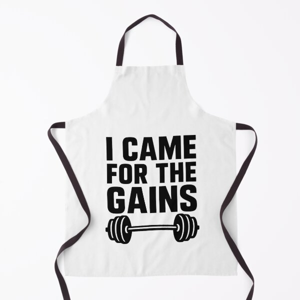 Item preview, I Came for the Gains - Barbell Gym Quote designed and sold by LoudVictory.