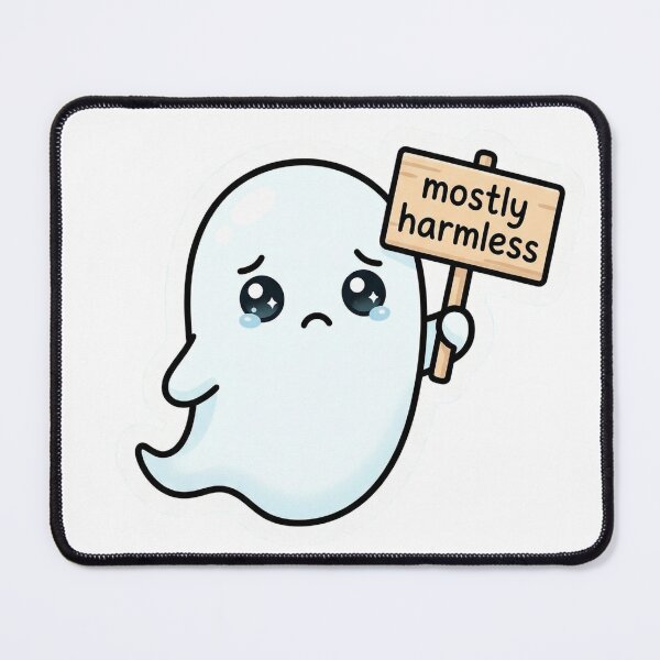 Item preview, Boo Cute Sad Ghost Sticker designed and sold by LiamAura.