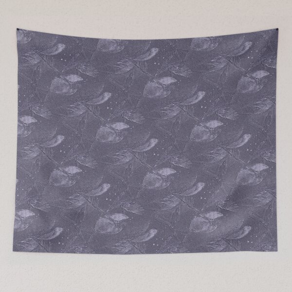 Item preview, Birds on a Branch Embossed Style Pattern in Purple designed and sold by Artistestella.