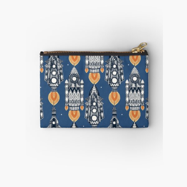 Item preview, space rockets navy designed and sold by scrummy.