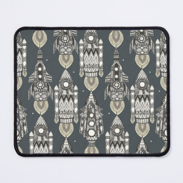 Item preview, space rockets mono designed and sold by scrummy.