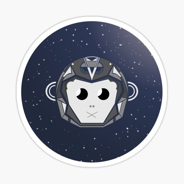Astro Monkey Sticker
