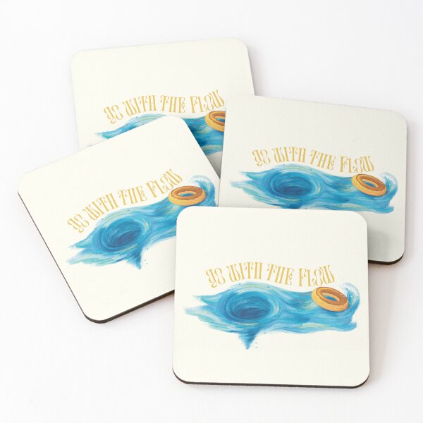 Item preview, Whirlpool and donut float in the ocean - go with the flow designed and sold by art-injoy.