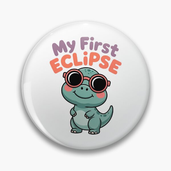 Item preview, Cute Baby Dinosaur My First Solar Eclipse designed and sold by TanyaRe.
