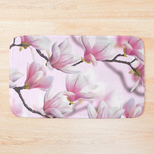 Item preview, Pink Japanese Magnolia Blossoms designed and sold by Fiona Calder Designs.
