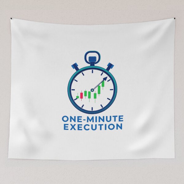 Item preview, One Minute Execution Scalper Trading Shirt designed and sold by KapiPrint.