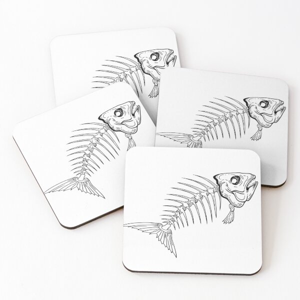 Item preview, Fish skeleton designed and sold by SpookyPieGuy.