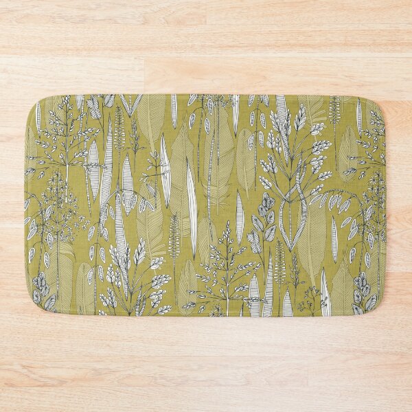 Item preview, meadow feathers gold designed and sold by scrummy.