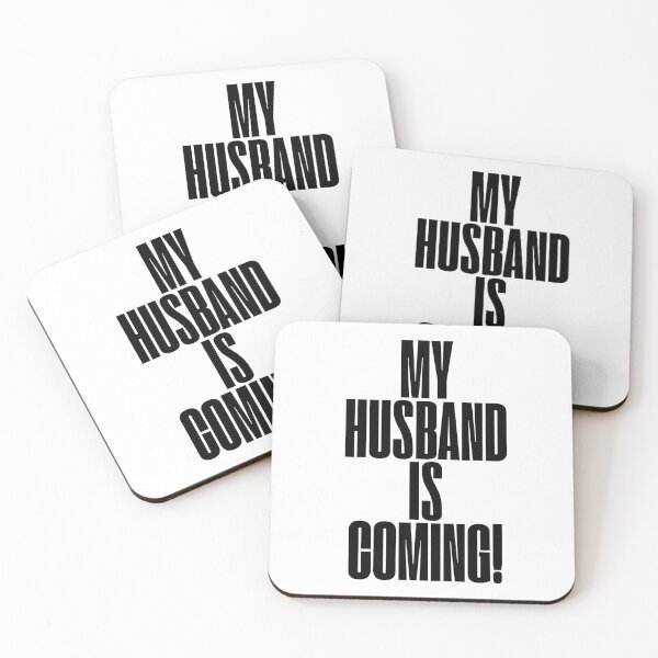 Item preview, My Husband Is Coming! – Concert Tour Aesthetic Text Design designed and sold by eMKa82.