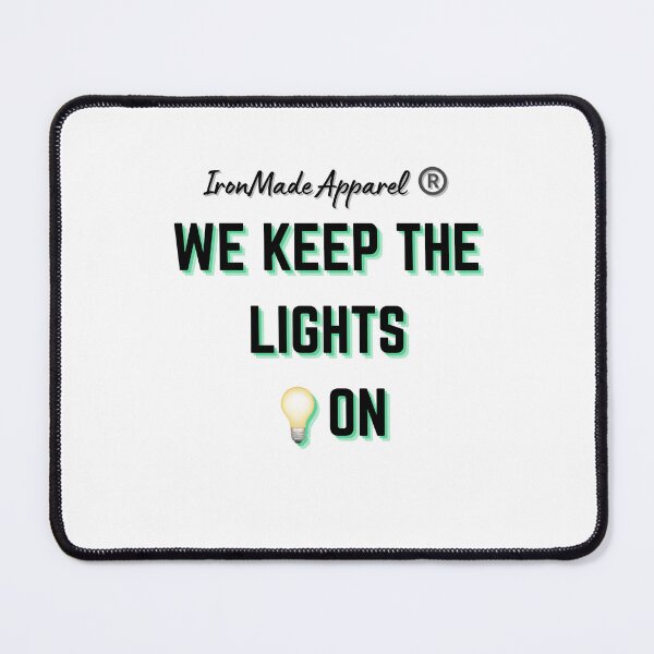 Item preview, We Keep The Lights On Electrician T-Shirt – Electrician Pride Shirt for Linemen, Electrical Workers, Apprentice & Master Electricians Gift designed and sold by IronMade Apparel.