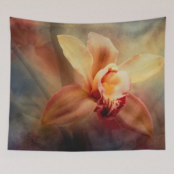 Item preview, Painterly Orchid Flower designed and sold by Dyrk Wyst Redbubble Shop.