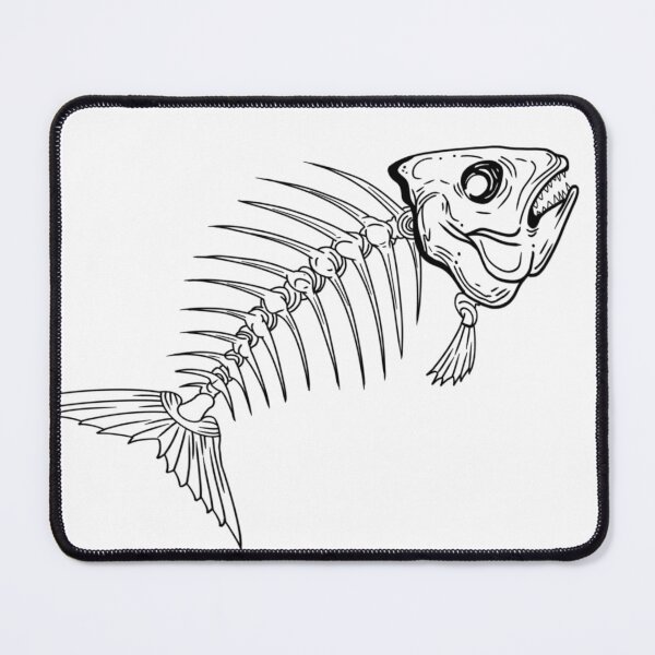 Item preview, Fish skeleton designed and sold by SpookyPieGuy.
