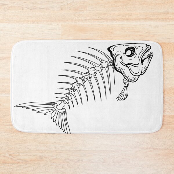 Item preview, Fish skeleton designed and sold by SpookyPieGuy.