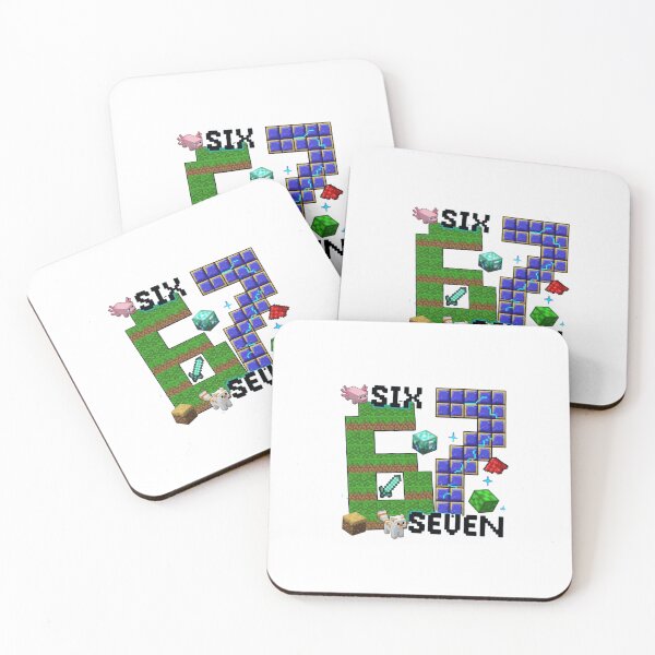 Item preview, Six Seven - Retro Blocky Gaming Voxel Art designed and sold by HBDStudio.