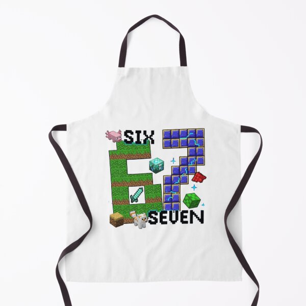 Item preview, Six Seven - Retro Blocky Gaming Voxel Art designed and sold by HBDStudio.