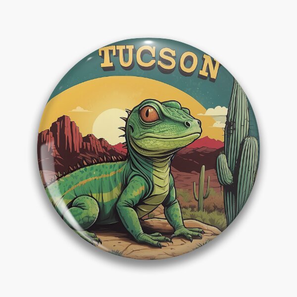 Item preview, Tucson Desert Lizard on Rock with Saguaro Cactus designed and sold by Moriarty's Digital Visions.