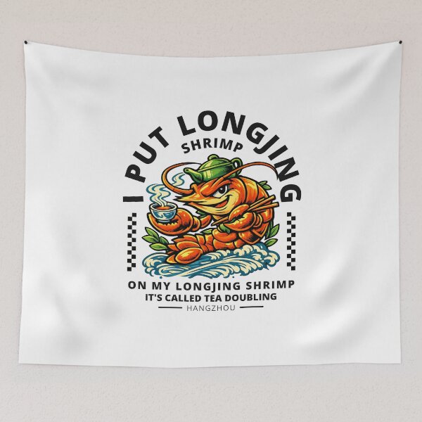 Item preview, Hangzhou : I put Longjing shrimp on my Longjing shrimp designed and sold by Peerless-Prime.