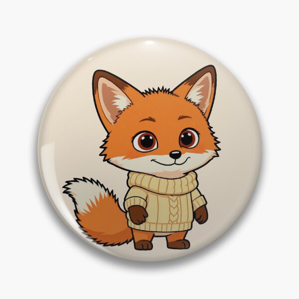 Artikelvorschau, Kleiner Fuchs trägt Pullover entworfen und verkauft von Lisa Bittinger.
