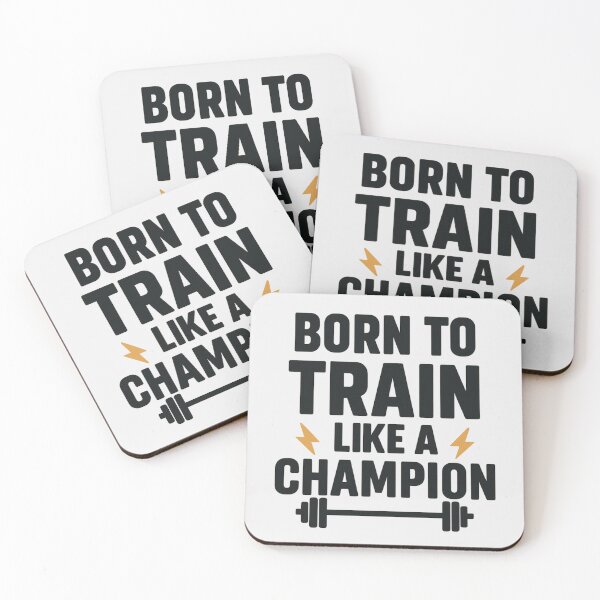 Item preview, Born To Train Like A Champion - Lightning Bolt designed and sold by LoudVictory.