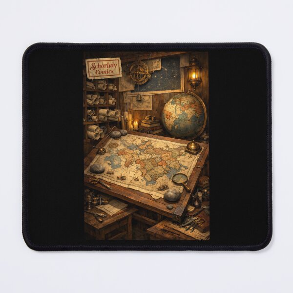 Item preview, The Cartographer’s Map Room - Scholarly Dark Academia designed and sold by bapupa.