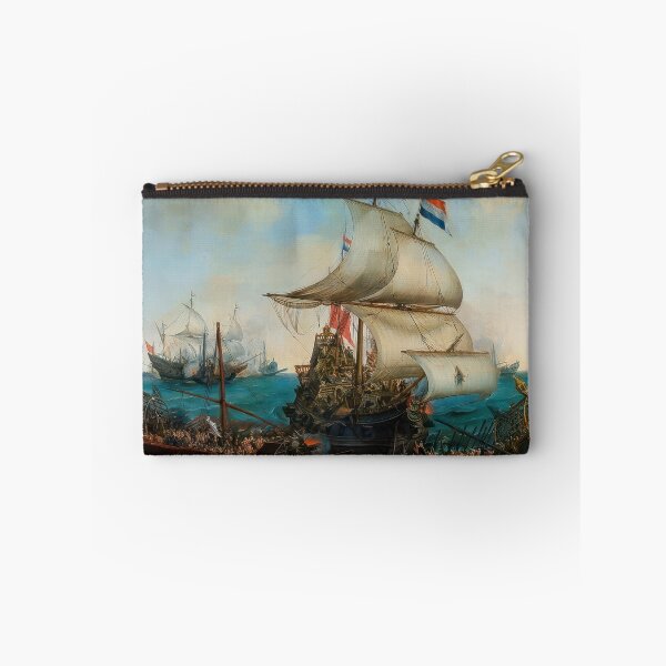 Item preview, Dutch Ships Ramming Spanish Galleys Dramatic Naval Battle designed and sold by TheSoulOfArt.